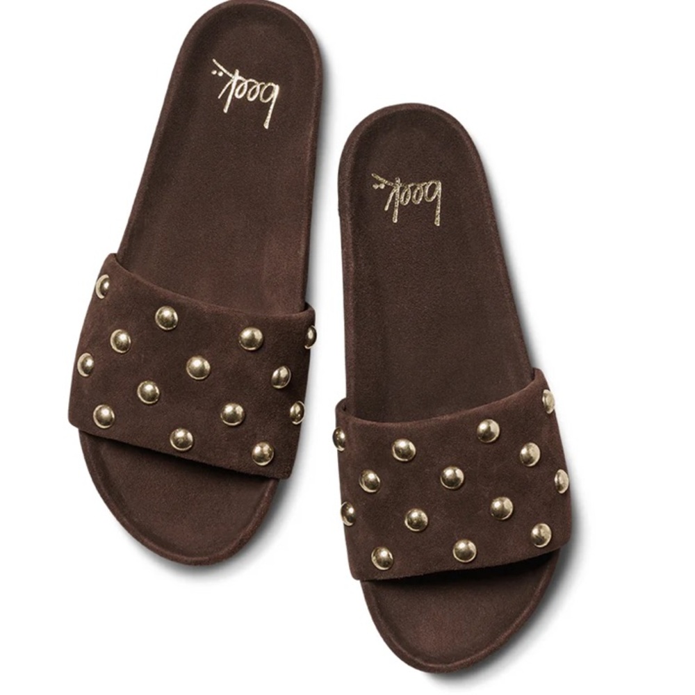 New Beek gallito studded suede sandal sold out molded footbed 9 $290! A deal